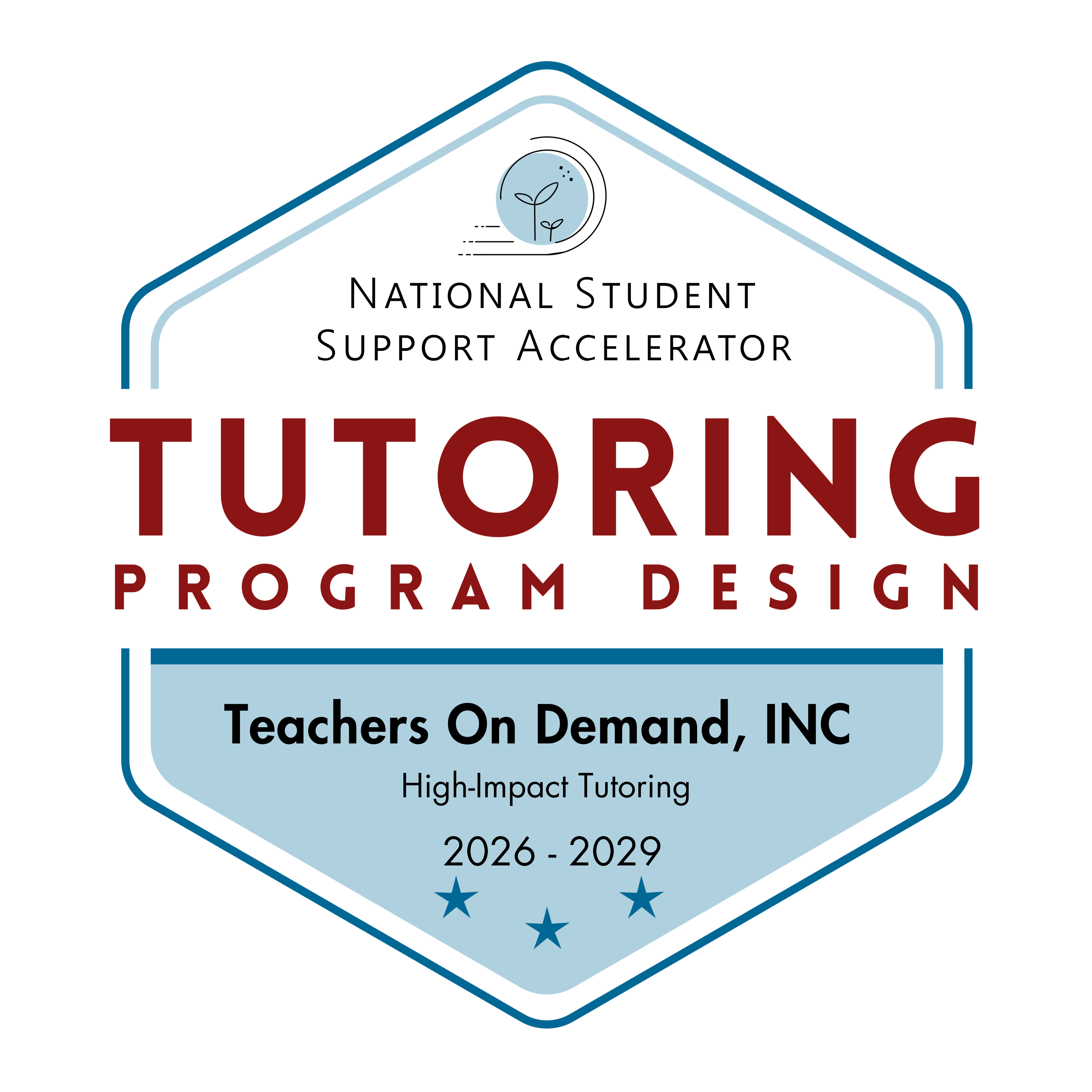NSSA Tutoring Program Design Badge - Teachers On Demand, INC